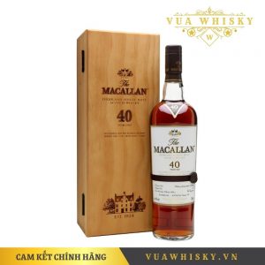 Ruou macallan 40 nam sherry oak home vua whisky™