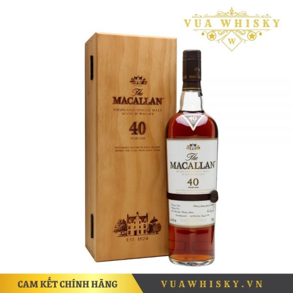 Ruou macallan 40 nam sherry oak rượu macallan 40 năm sherry oak vua whisky™