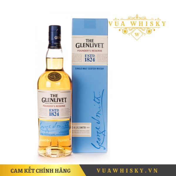 Watermark san pham vua whisky 11 rượu single malt the glenlivet 1824 founder’s reserve vua whisky™