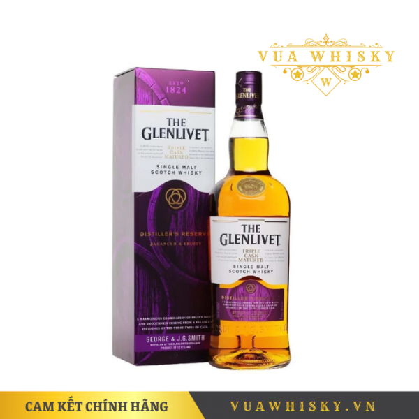 Watermark san pham vua whisky 18 rượu glenlivet triple cask matured - distiller's reserva vua whisky™