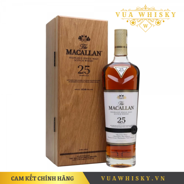 Watermark san pham vua whisky xuan 11 rượu macallan 25 năm sherry oak vua whisky™