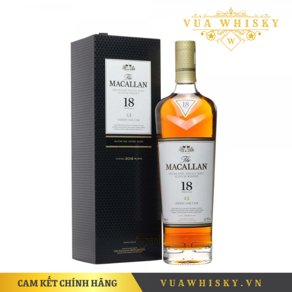 Watermark san pham vua whisky xuan 5 2 rượu macallan 18 năm sherry oak vua whisky™