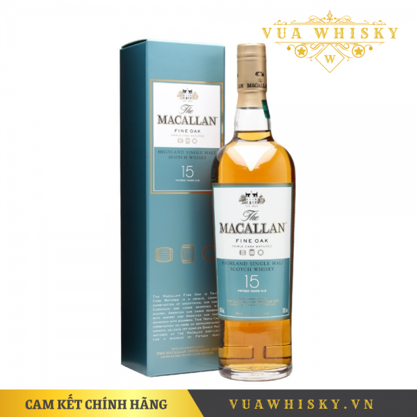 Watermark san pham vua whisky xuan 8 1 rượu macallan 15 năm fine oak vua whisky™